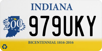 IN license plate 979UKY