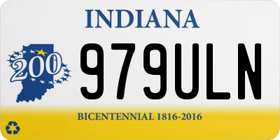IN license plate 979ULN