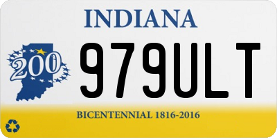 IN license plate 979ULT