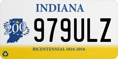 IN license plate 979ULZ