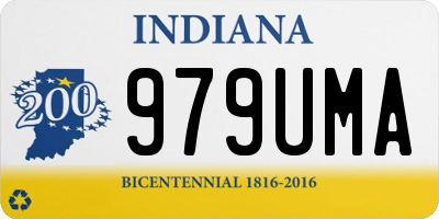 IN license plate 979UMA