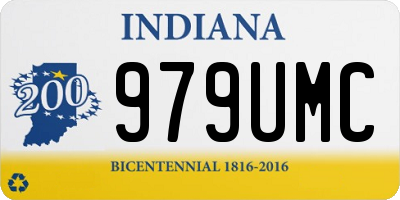 IN license plate 979UMC