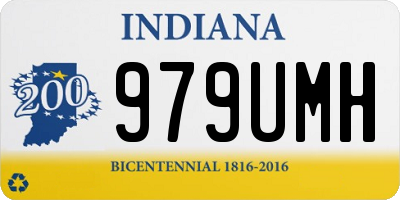 IN license plate 979UMH