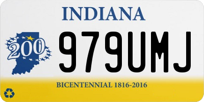 IN license plate 979UMJ