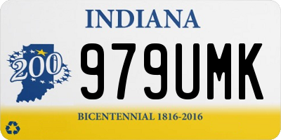 IN license plate 979UMK