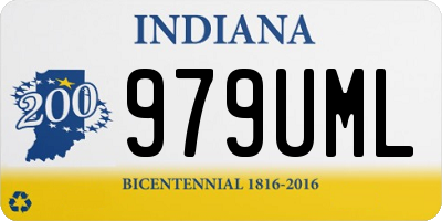 IN license plate 979UML