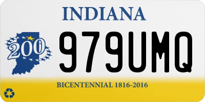 IN license plate 979UMQ