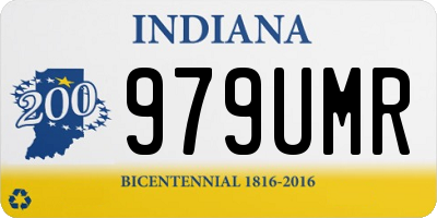 IN license plate 979UMR