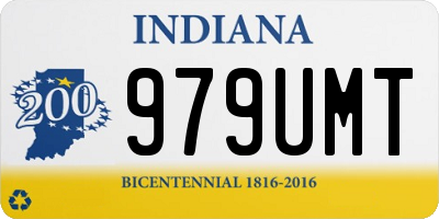 IN license plate 979UMT