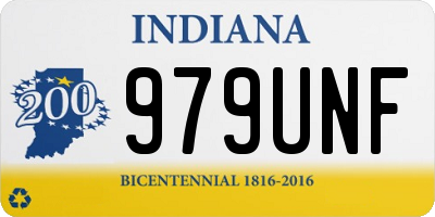 IN license plate 979UNF