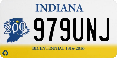 IN license plate 979UNJ