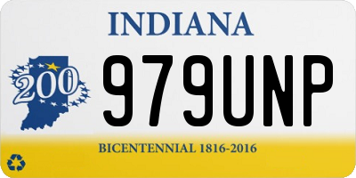 IN license plate 979UNP