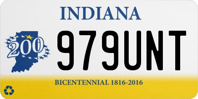 IN license plate 979UNT