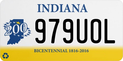 IN license plate 979UOL