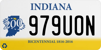 IN license plate 979UON