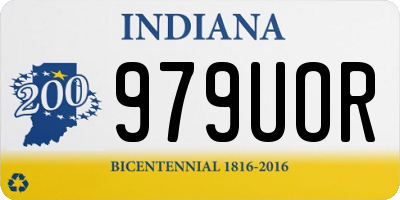 IN license plate 979UOR