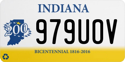 IN license plate 979UOV