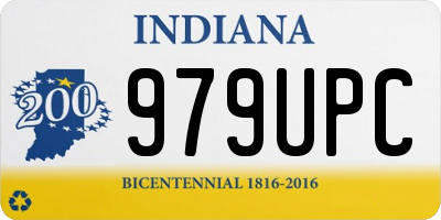 IN license plate 979UPC