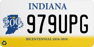 IN license plate 979UPG