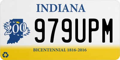 IN license plate 979UPM