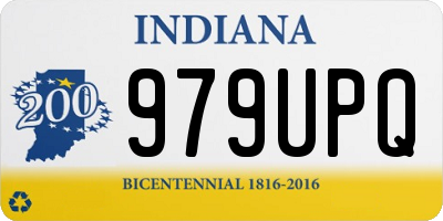 IN license plate 979UPQ