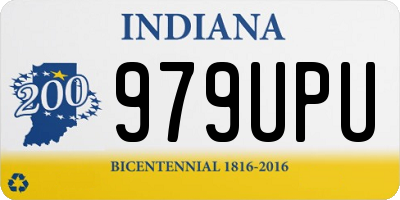 IN license plate 979UPU