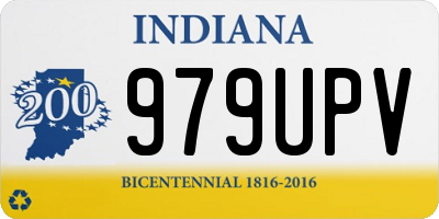 IN license plate 979UPV
