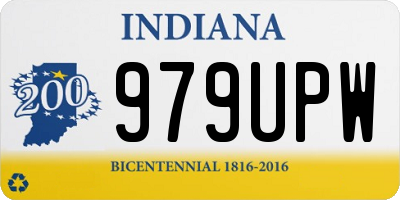 IN license plate 979UPW
