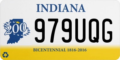 IN license plate 979UQG