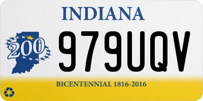 IN license plate 979UQV