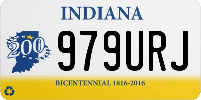 IN license plate 979URJ