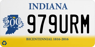 IN license plate 979URM