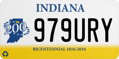 IN license plate 979URY