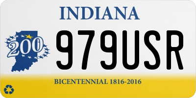 IN license plate 979USR