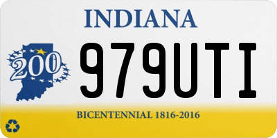 IN license plate 979UTI