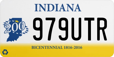IN license plate 979UTR