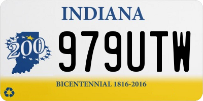 IN license plate 979UTW