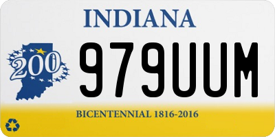 IN license plate 979UUM