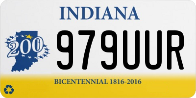 IN license plate 979UUR