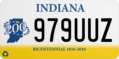 IN license plate 979UUZ