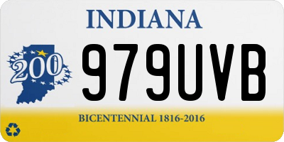 IN license plate 979UVB