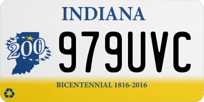 IN license plate 979UVC