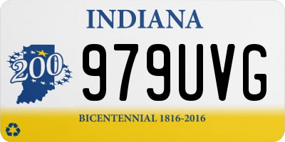 IN license plate 979UVG