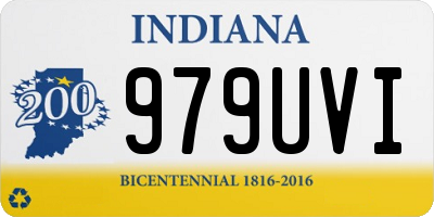 IN license plate 979UVI