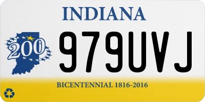 IN license plate 979UVJ