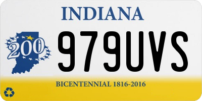 IN license plate 979UVS