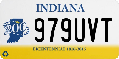 IN license plate 979UVT