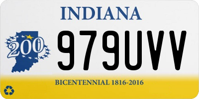 IN license plate 979UVV