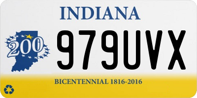 IN license plate 979UVX