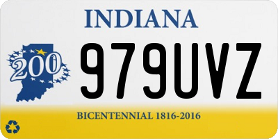 IN license plate 979UVZ